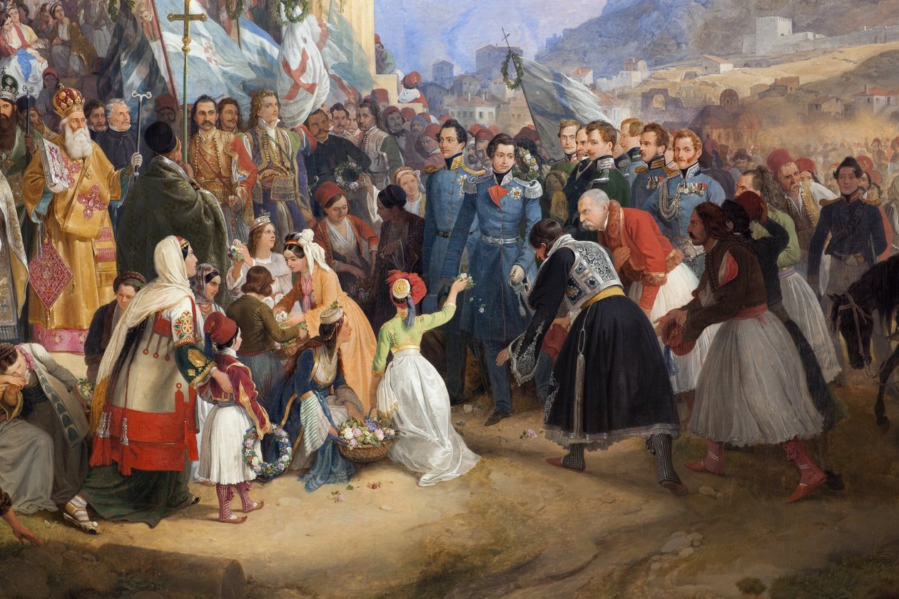 The Entrance of King Othon I of Greece to Athens by Peter von Hess
