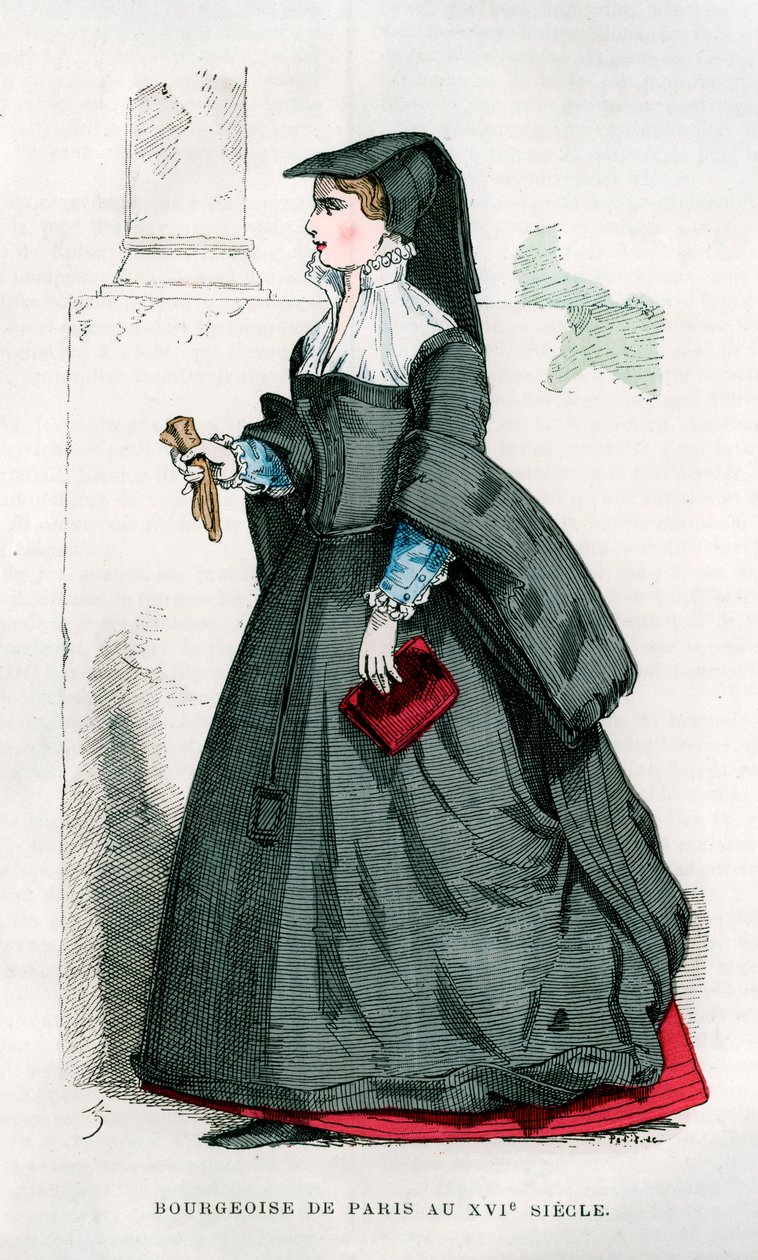 Bourgeoise of Paris, 16th century by Petit