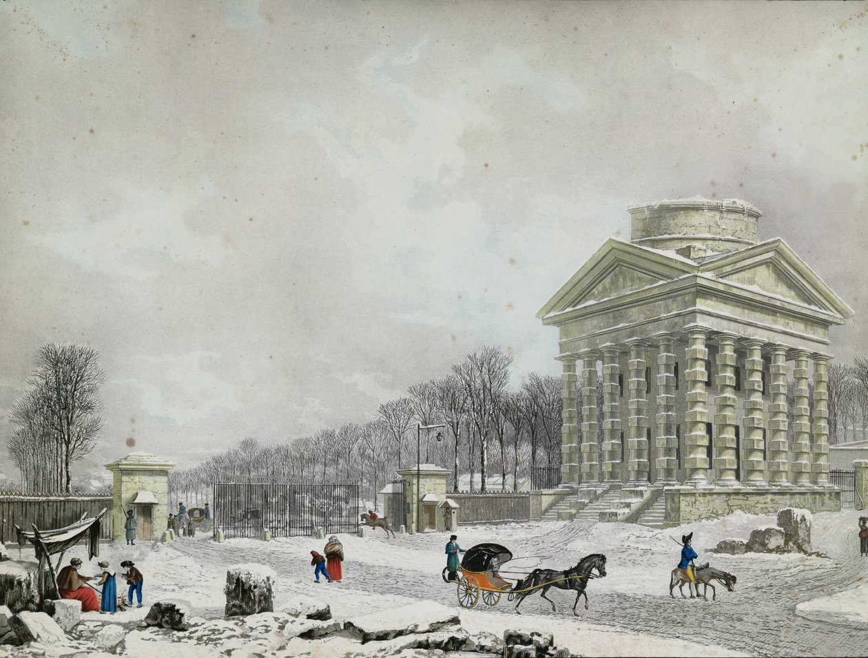 The Barriere des Champs-Elysees, 1808 by Philibert Louis Debucourt