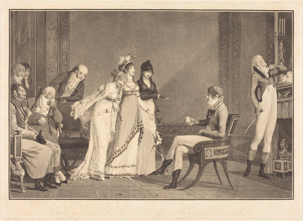 The Orange, or the Modern Judgment of Paris by Philibert-Louis Debucourt