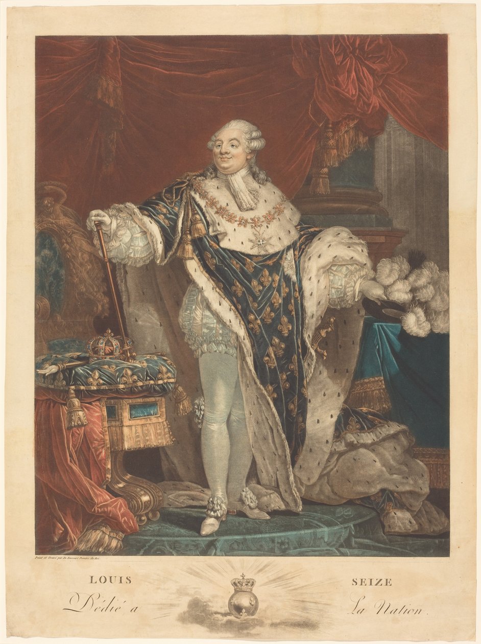 Louis XVI by Philibert-Louis Debucourt