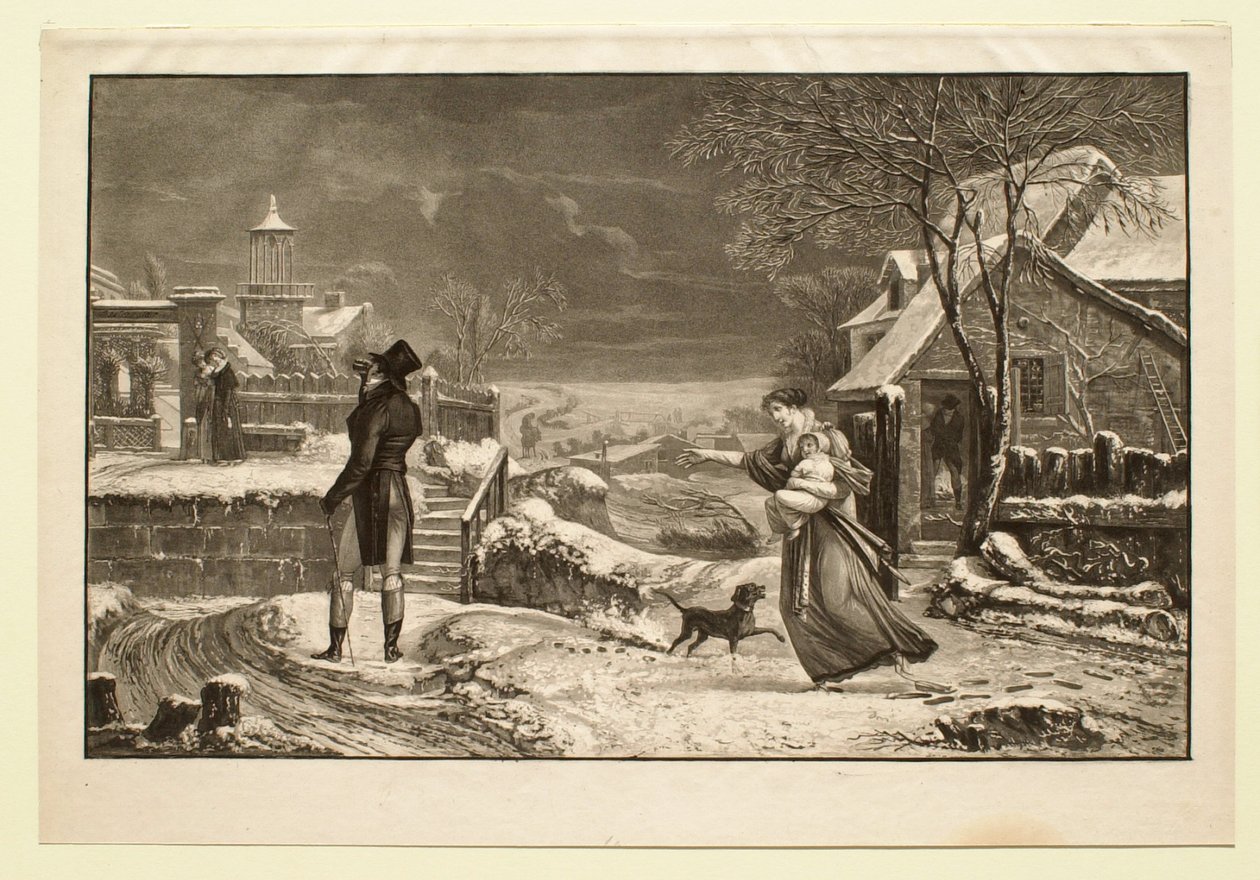 Winter, or, The Husband by Philibert-Louis Debucourt