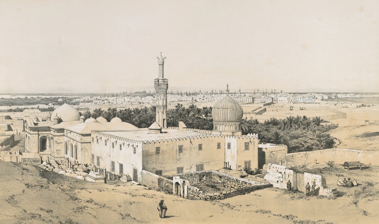 The Nabedemiane Mosque in Alexandria by Philibert Joseph Girault de Prangey