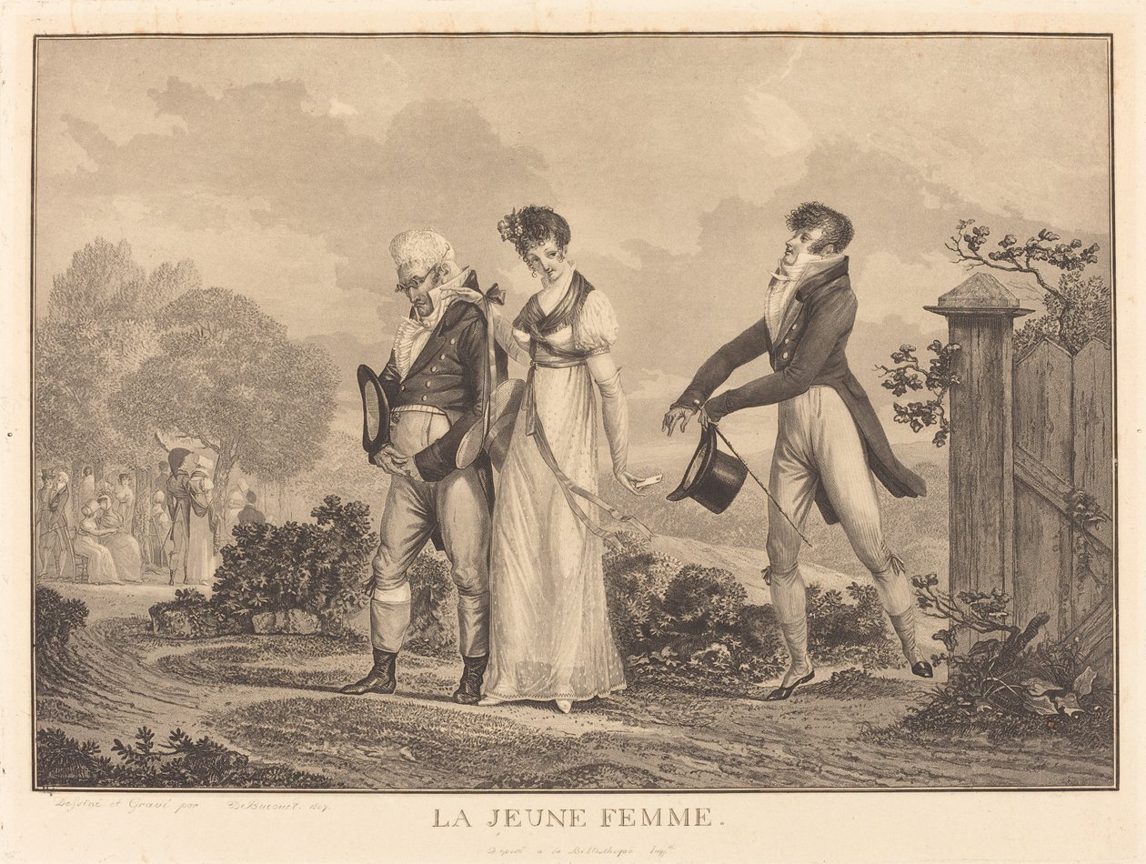 The Young Woman by Philibert Louis Debucourt