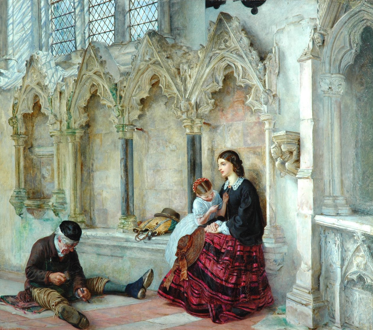 Man Goeth Forth to His Labours by Philip Hermogenes Calderon