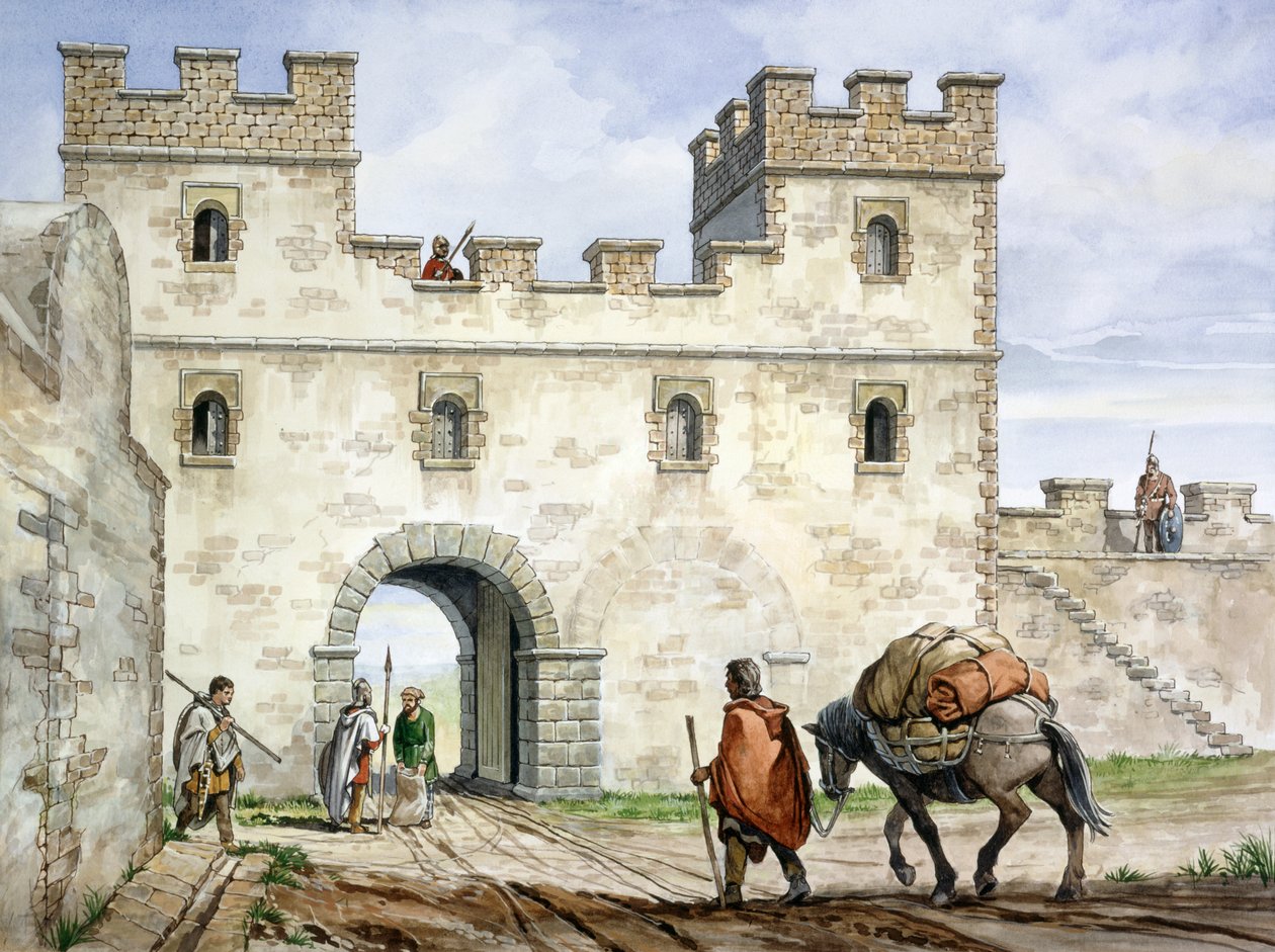 Housesteads Roman Fort, 3rd century, c. 1990-2010 by Philip Corke