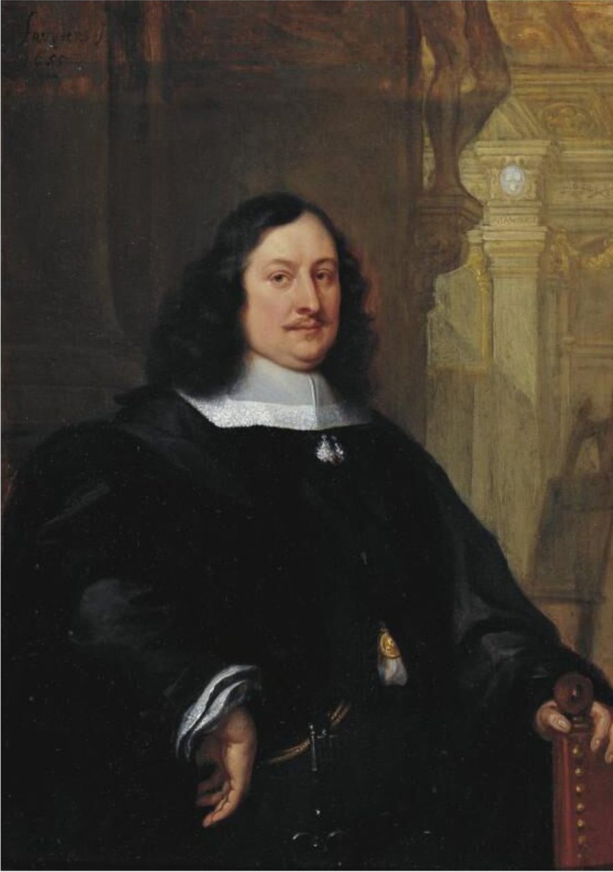 Portrait of David II Teniers by Philip Fruytiers