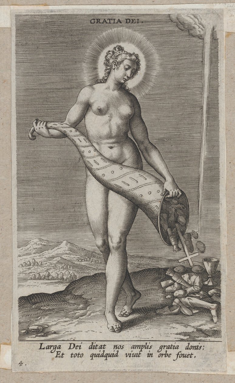 Gratia Dei, from Prosopographia, ca. 1585-90 by Philip Galle