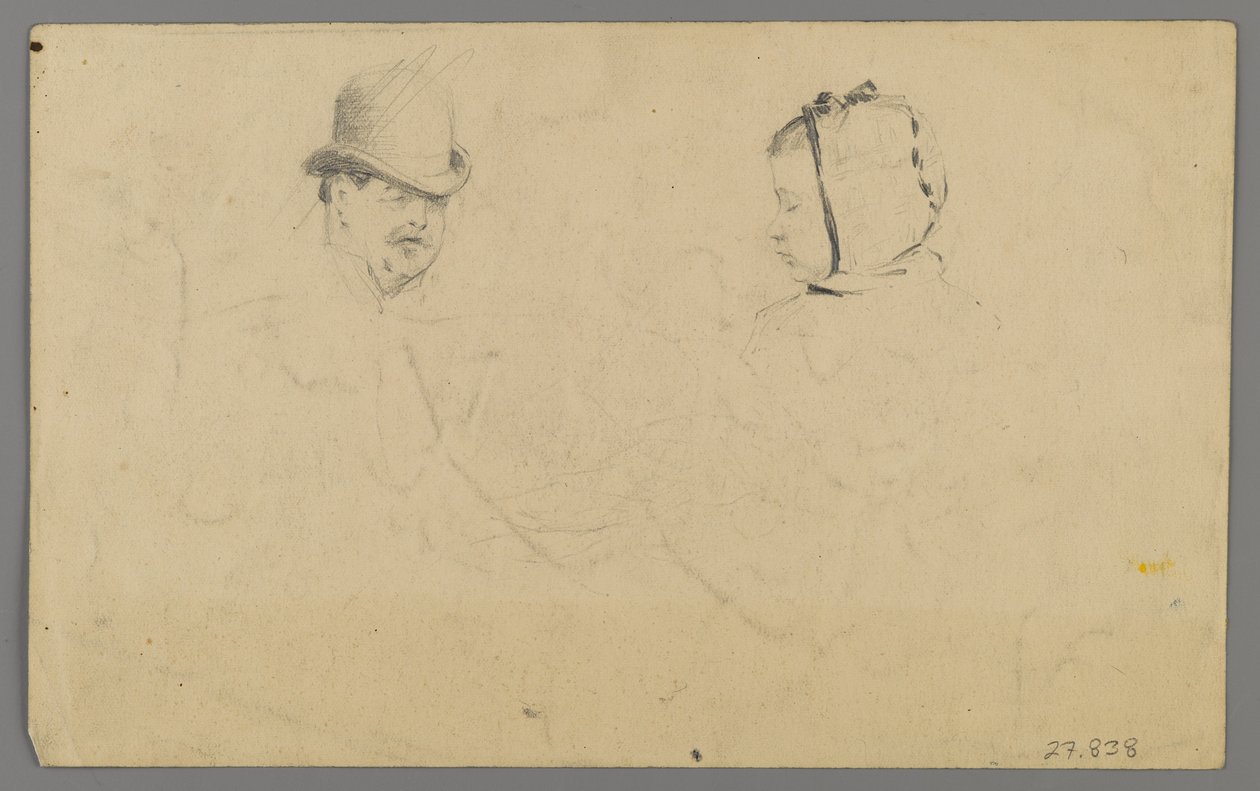 Heads of a Man and Girl by Philip H. Wolfrom