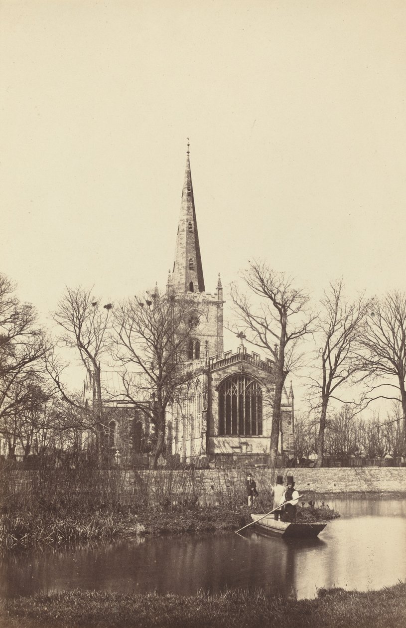 Church from a River Bank by Philip Henry Delamotte