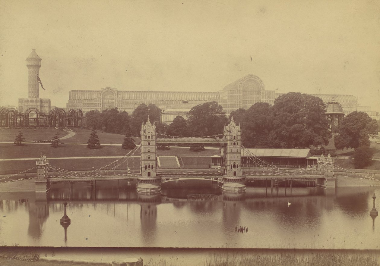 Progress of the Crystal Palace at Sydenham by Philip Henry Delamotte