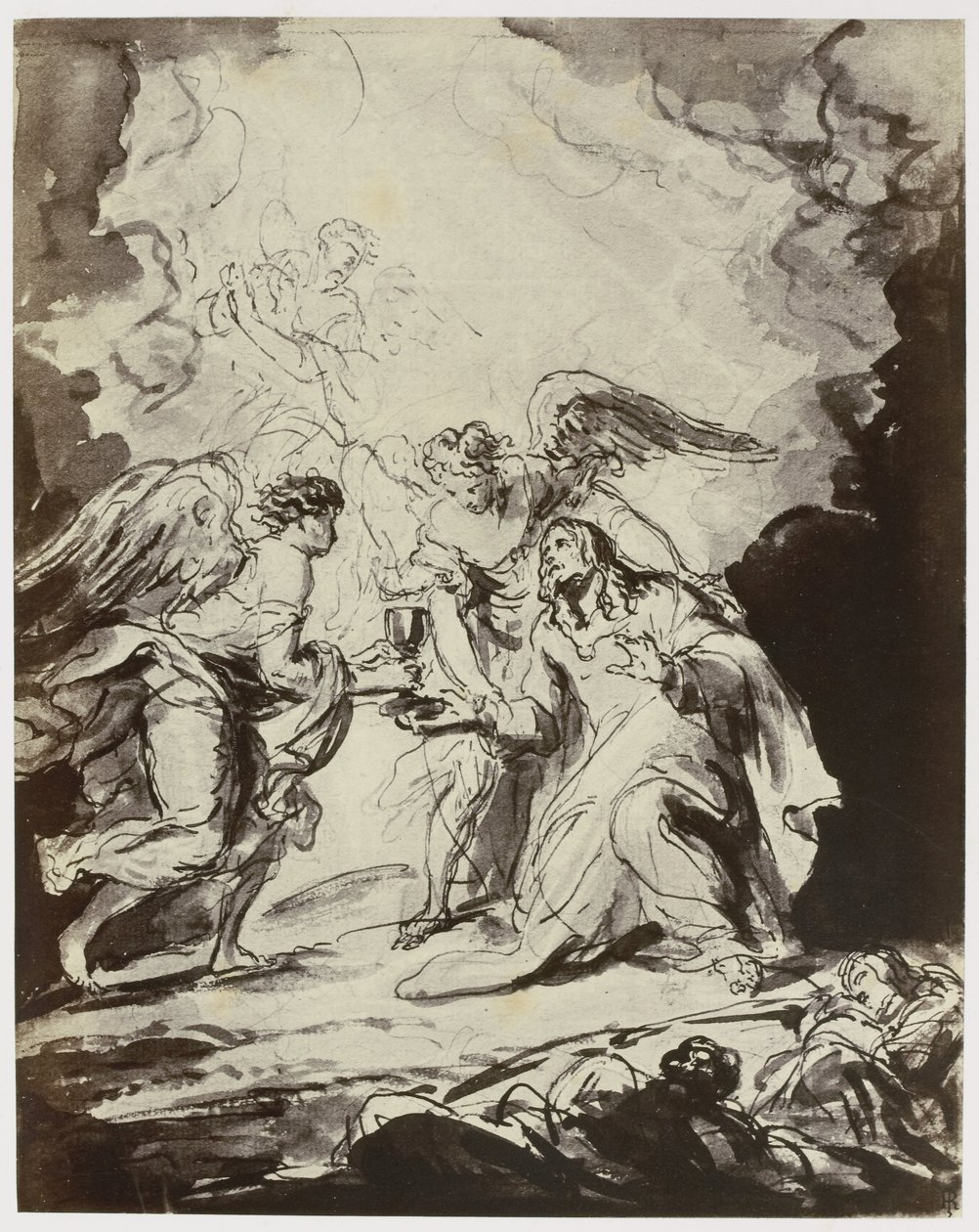 The Agony in the Garden by Philip Henry Delamotte