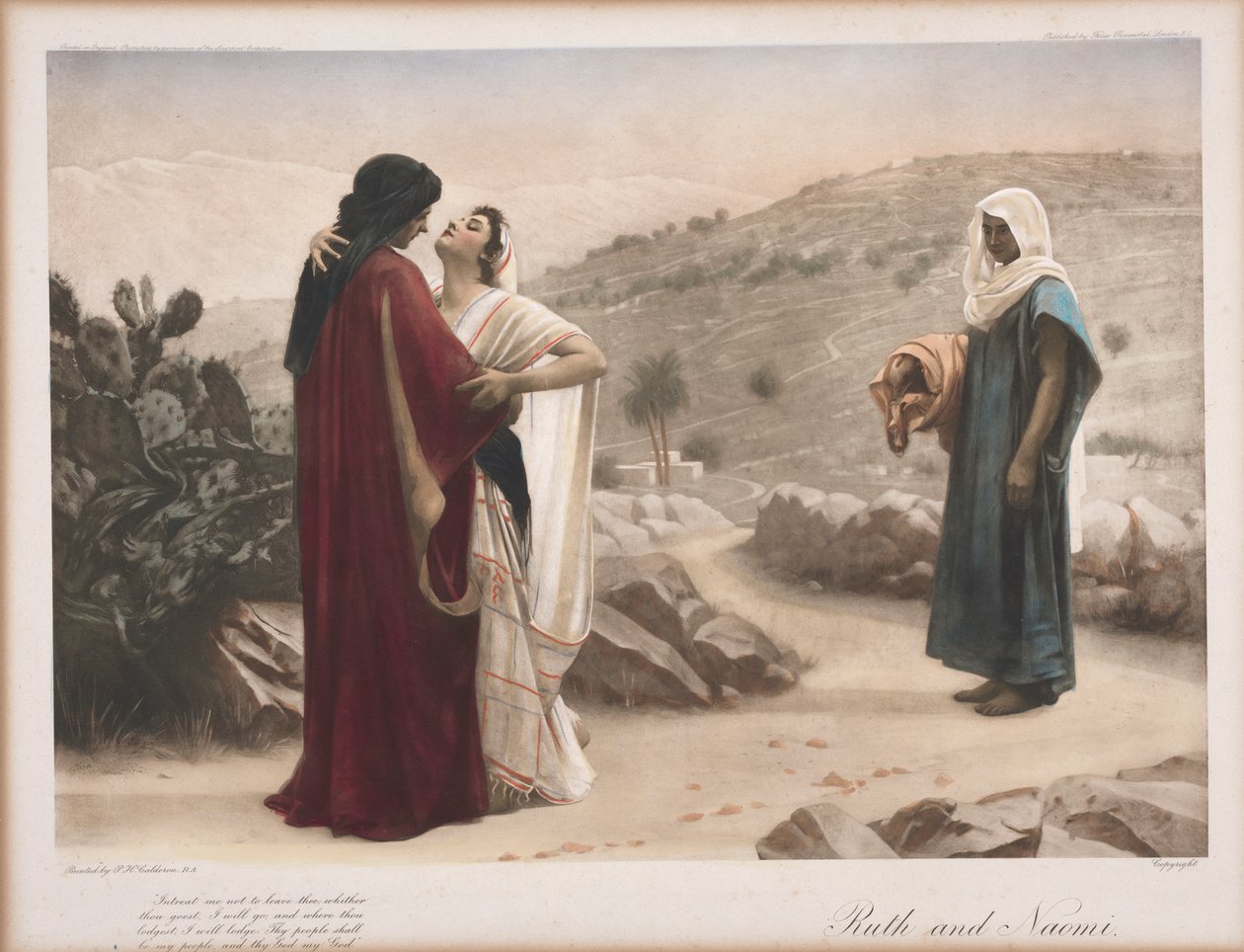 Ruth and Naomi by Philip Hermogenes Calderon