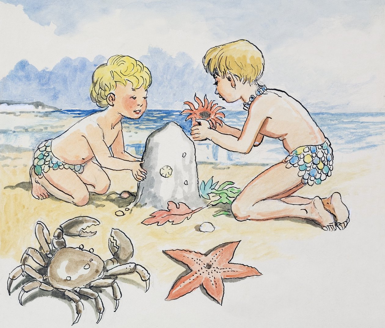 By the Sea, Illustration from 