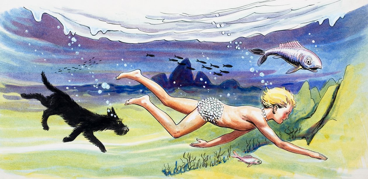 Swimming with the Fish by Philip Mendoza