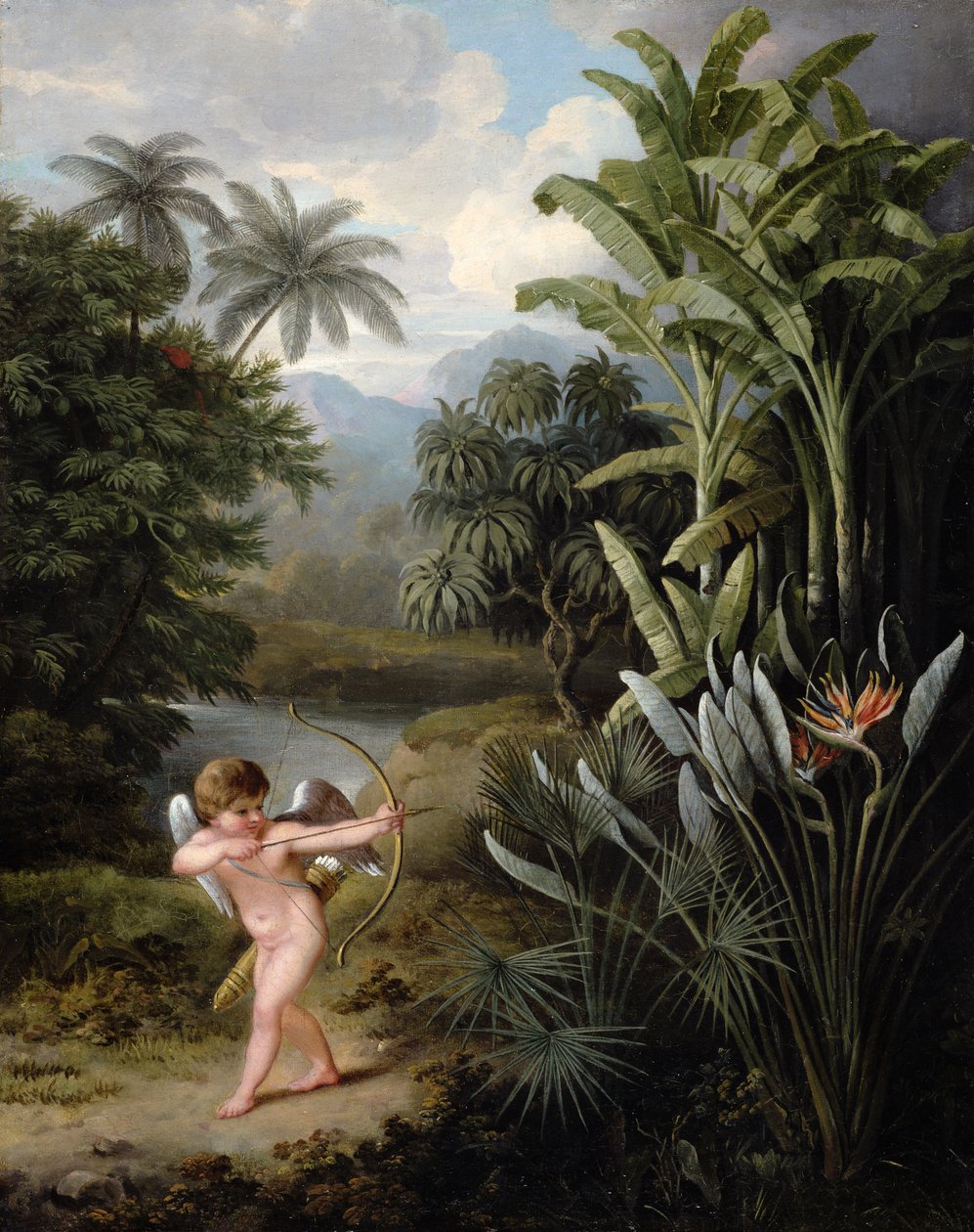 Cupid inspiring the Plants with Love, painted for Robert Thornton