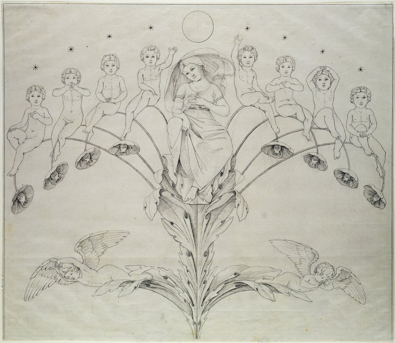 Night, 1803 by Philipp Otto Runge