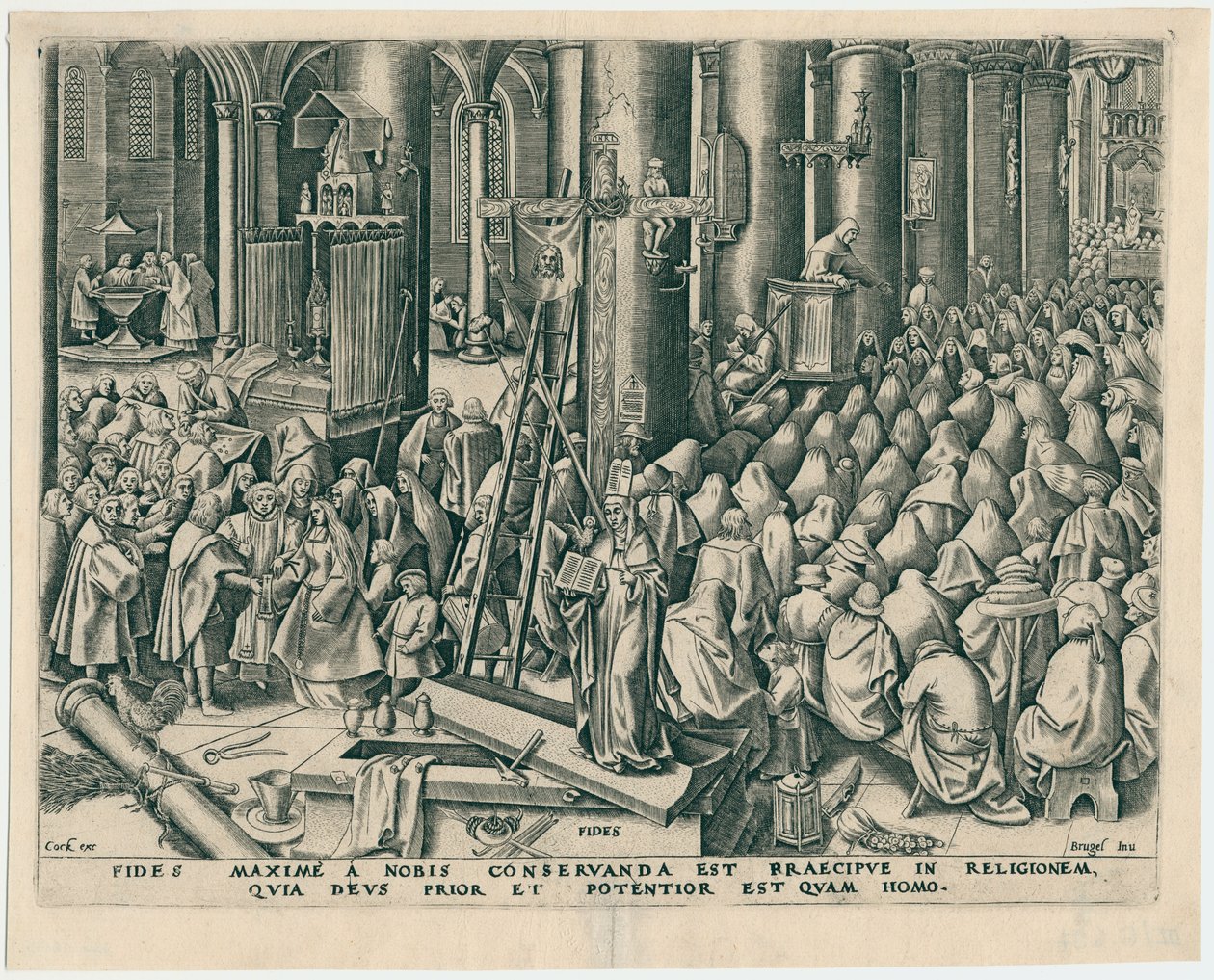 Faith from The Seven Virtues by Philipp Galle