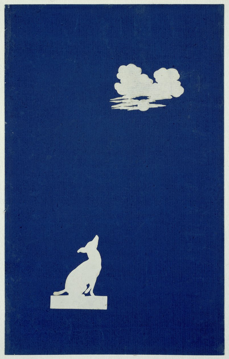 A Dog Howling at the Moon by Philipp Otto Runge