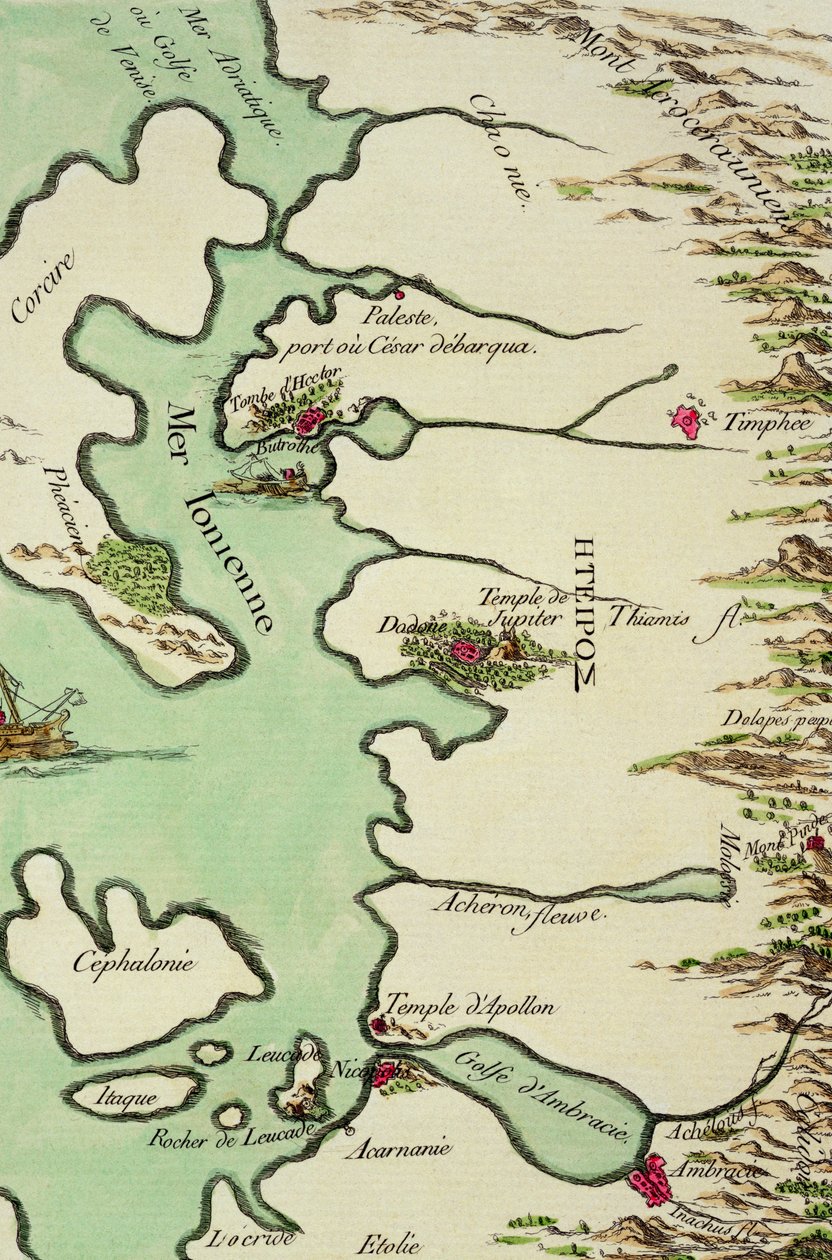 Map of Epirus for 