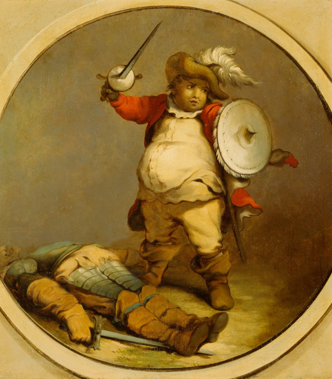 Falstaff with the Body of Hotspur by Philippe Jacques de Loutherbourg