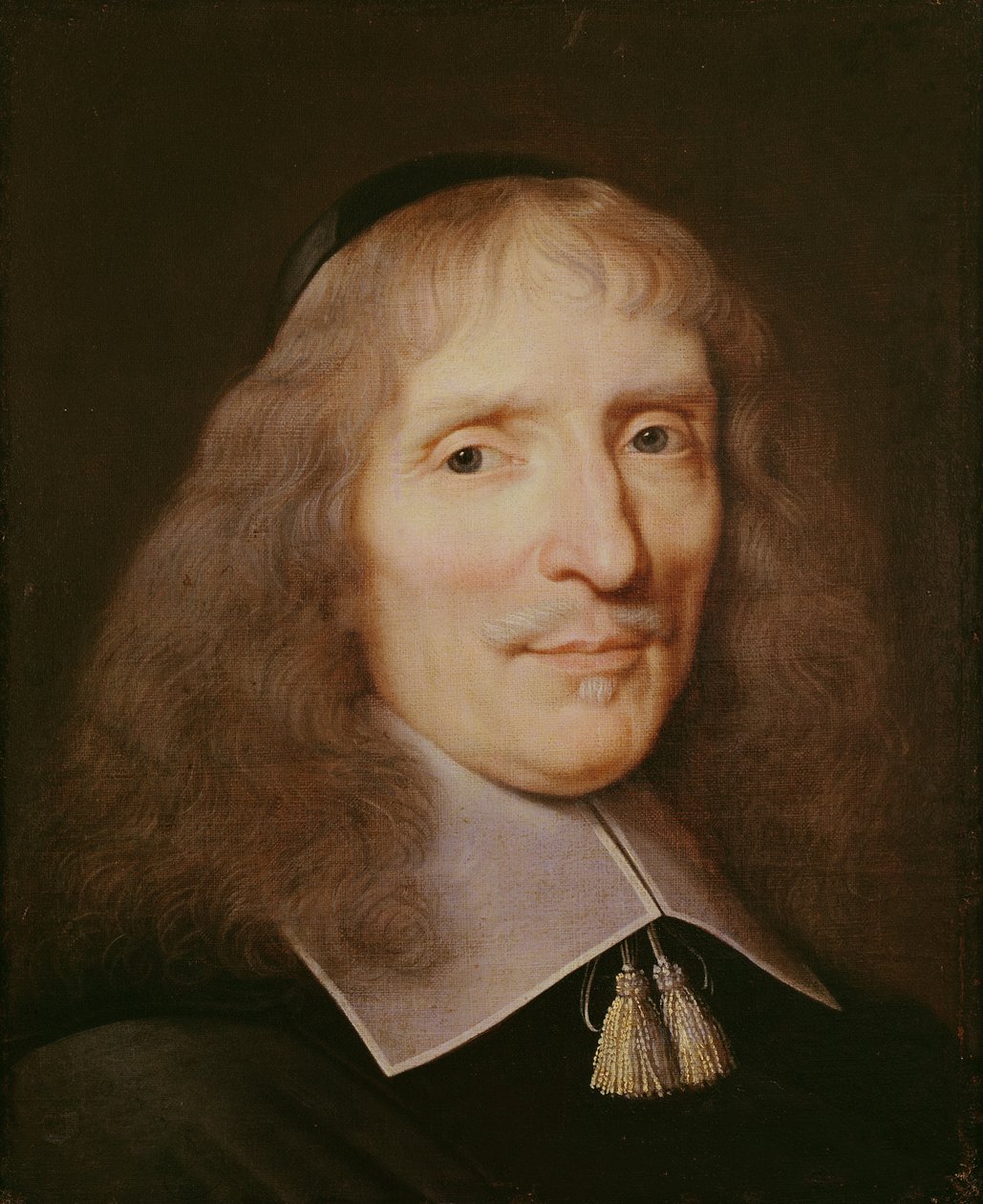 Portrait of a Man with a Velvet Skullcap by Philippe de Champaigne