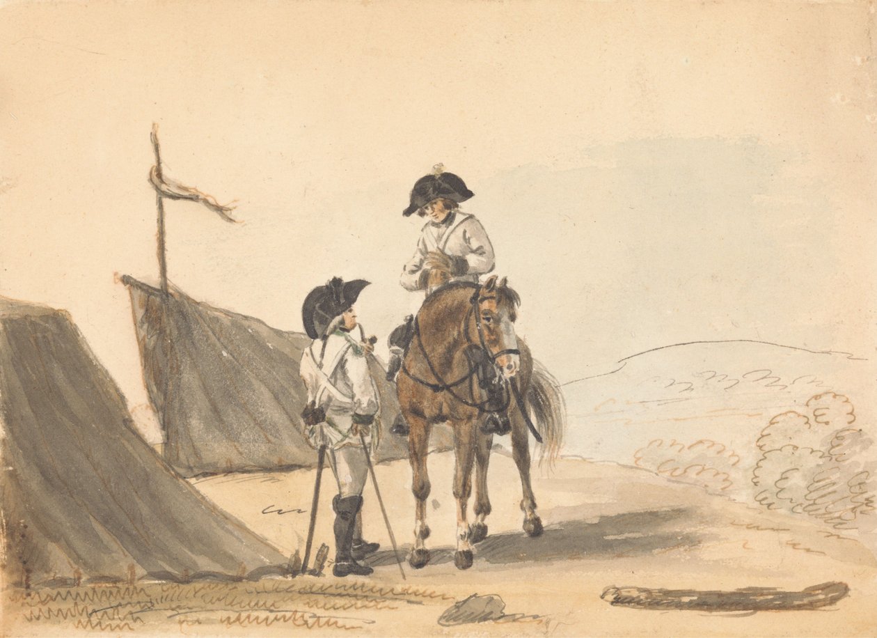 The Encampment by Philippe-Jacques de Loutherbourg