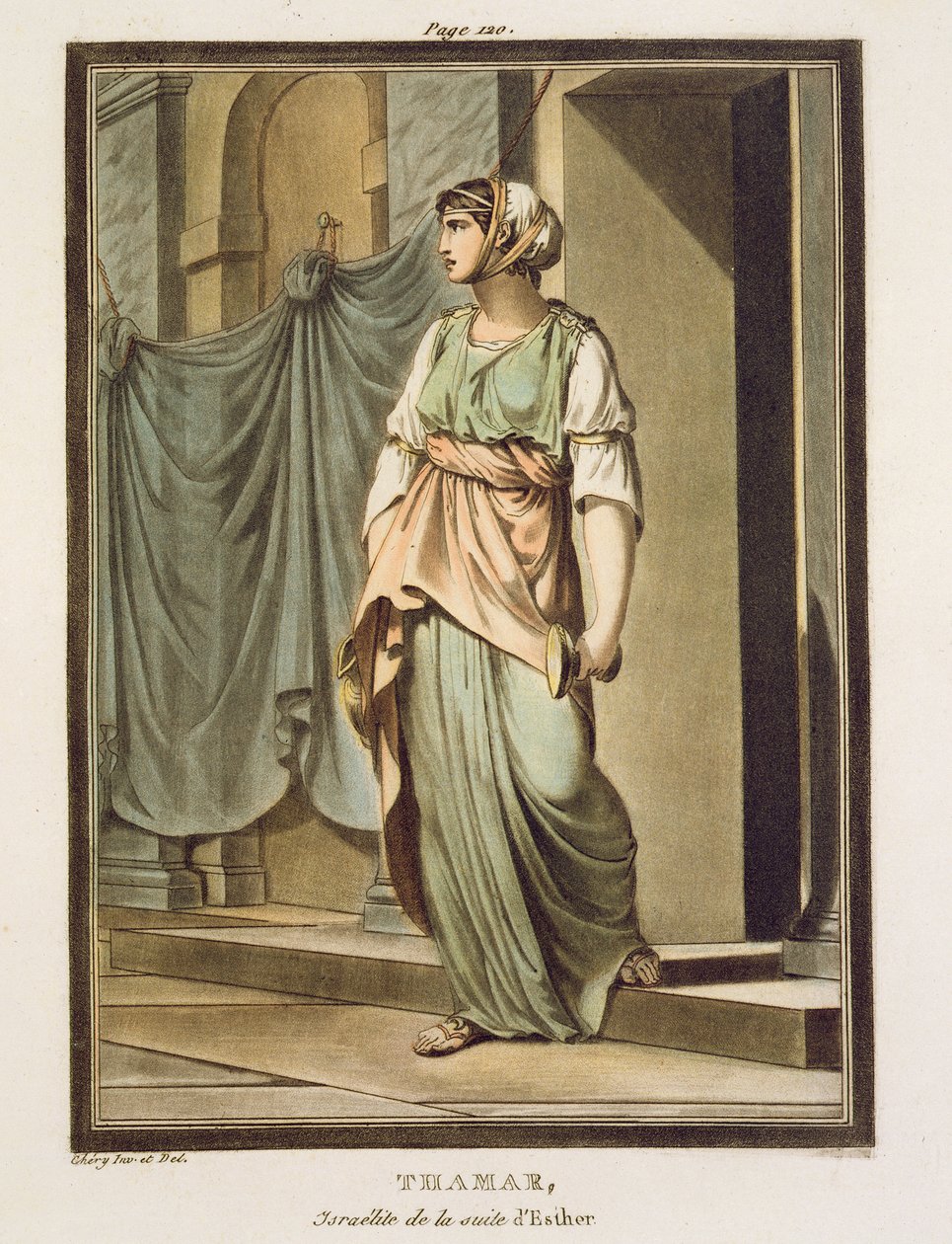 Thamar, an Israelite in the Retinue of Esther, costume for 