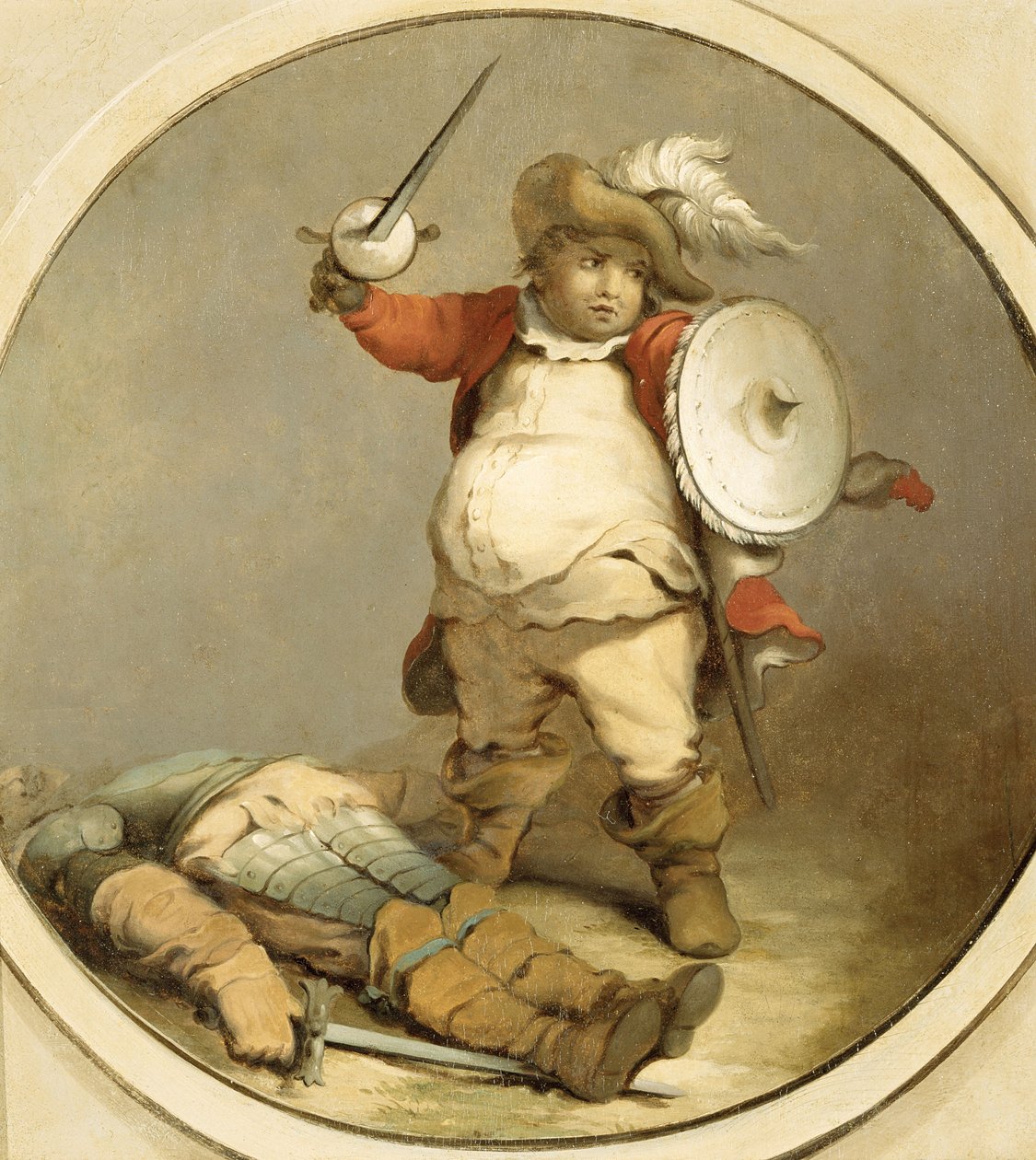 Falstaff with the Body of Hotspur by Philippe Jacques de Loutherbourg