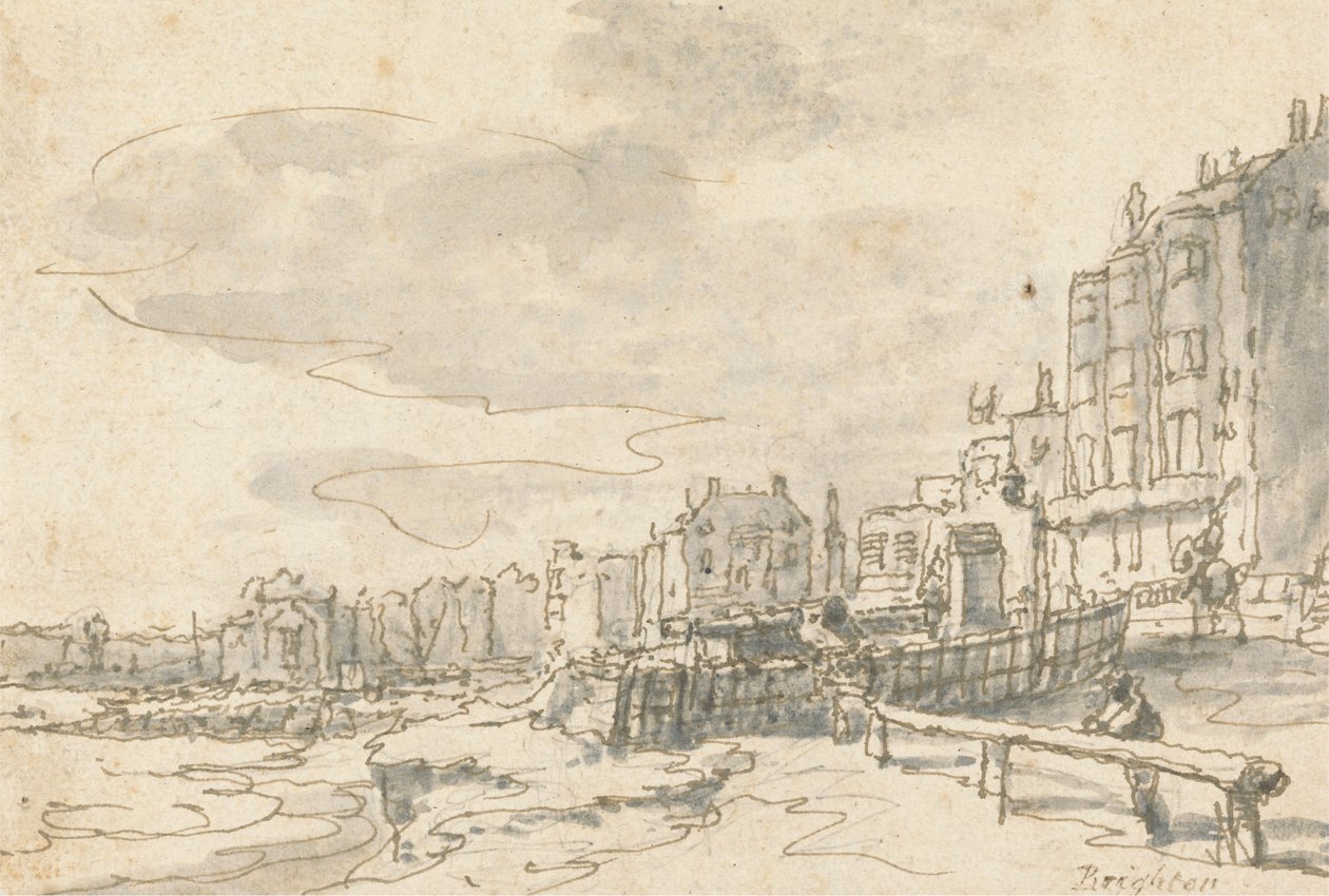 The Front at Brighton by Philippe Jacques de Loutherbourg