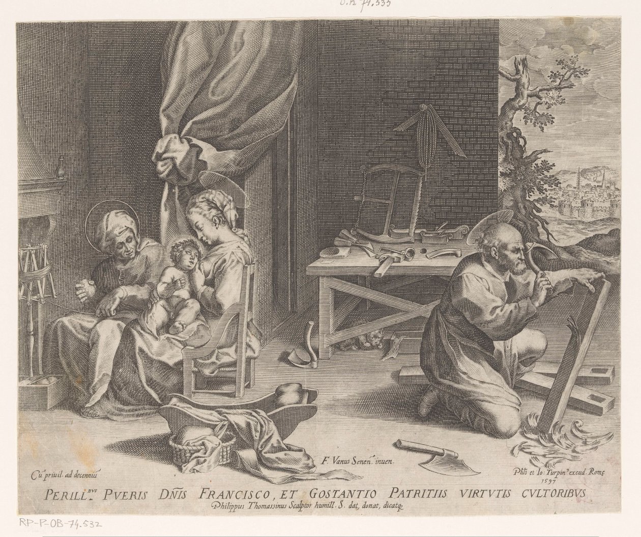Holy Family by Philippe Thomassin