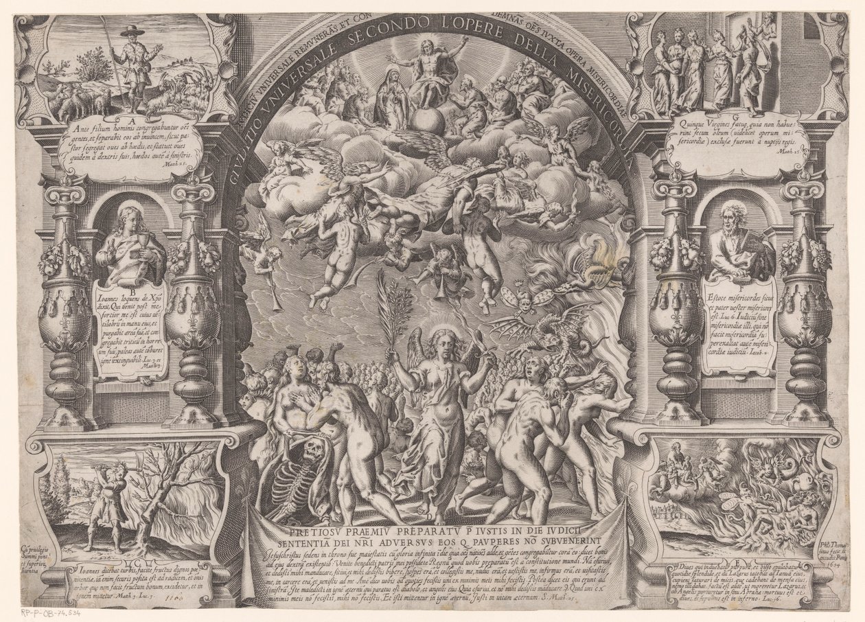 Last Judgment with Prefigurations (L