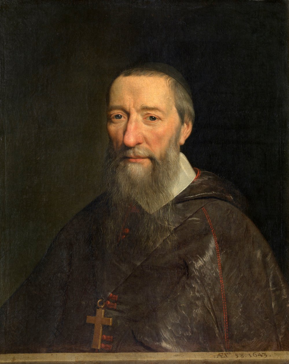 Portrait of Bishop Jean-Pierre Camus by Philippe de Champaigne