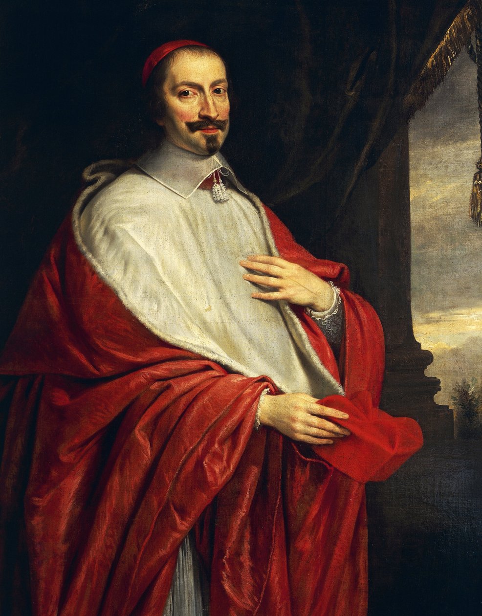 Portrait of Giulio Raimondo Mazzarino by Philippe de Champaigne