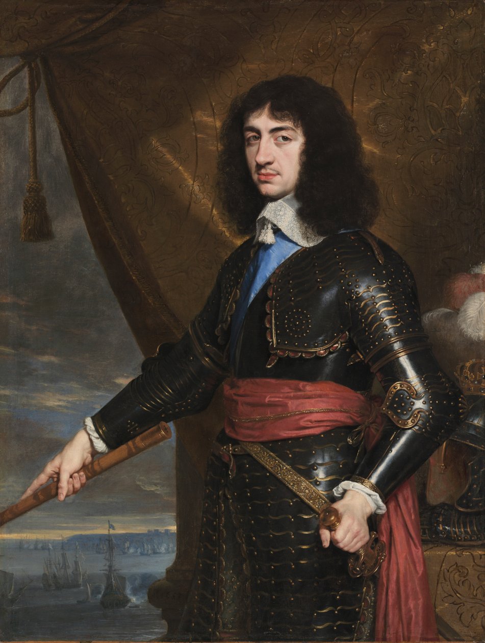 Portrait of King Charles II of England by Philippe de Champaigne