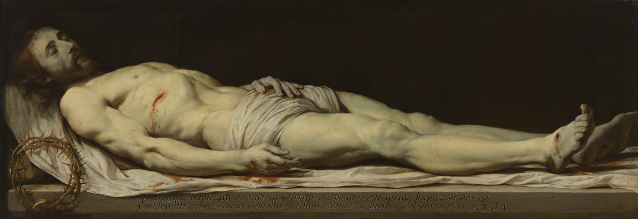 The Dead Christ on His Shroud by Philippe de Champaigne