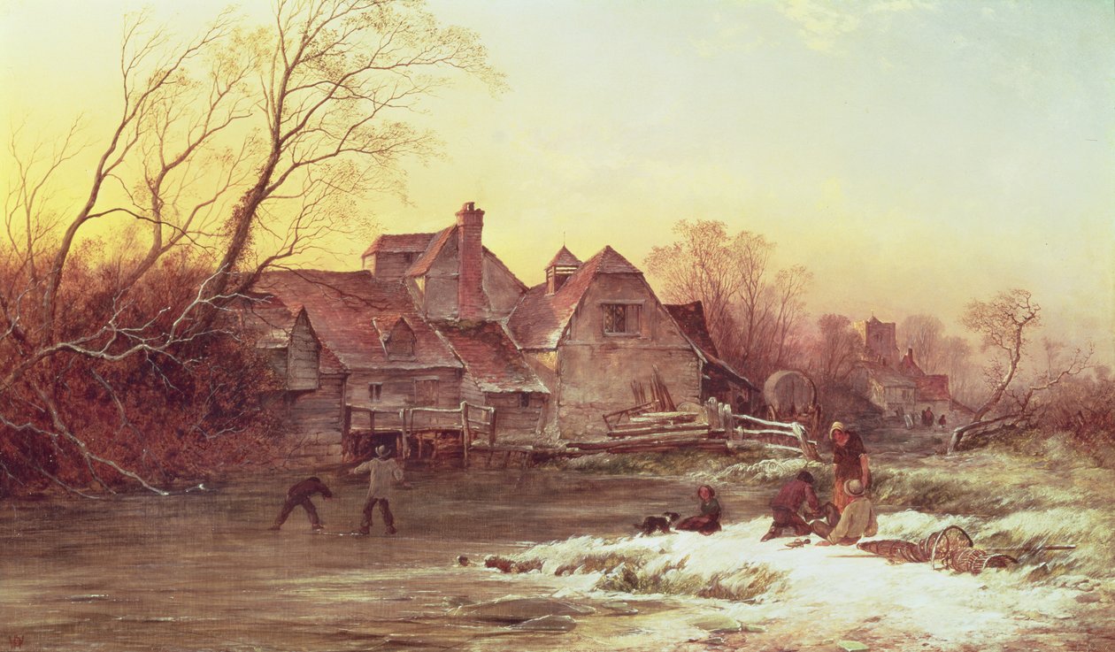 Winter Scene by Philips Wouwerman
