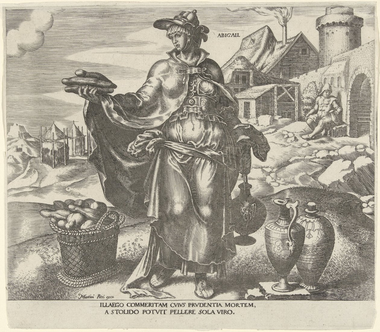 Abigail by Philips Galle