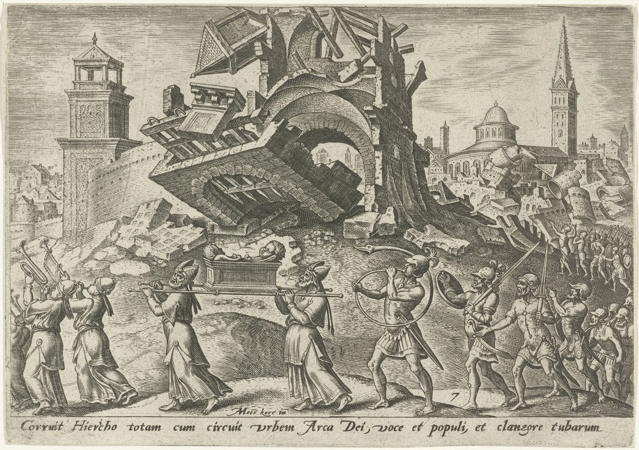 The Destruction of Jericho by Philips Galle
