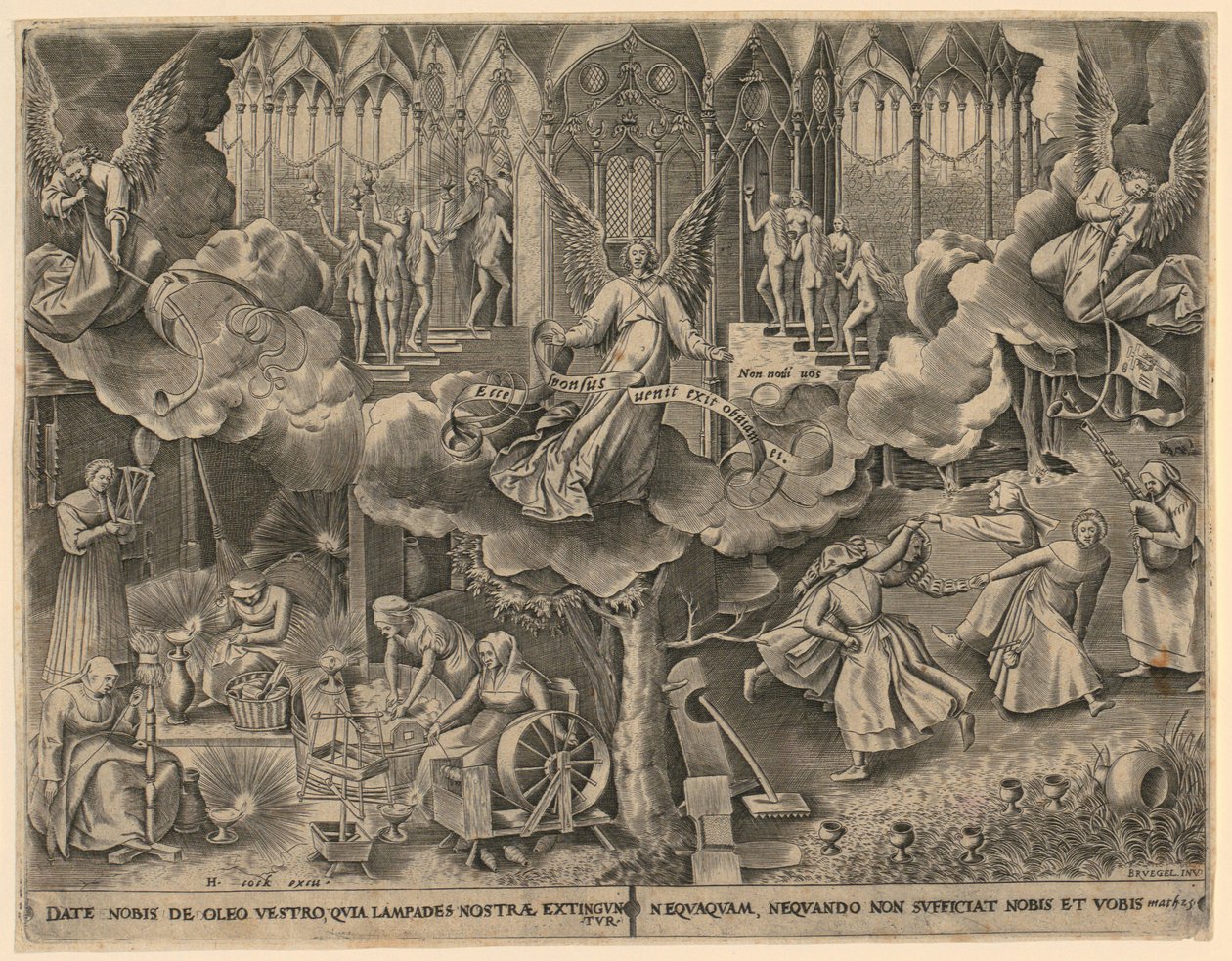 Parable of the Wise and Foolish Virgins by Philips Galle