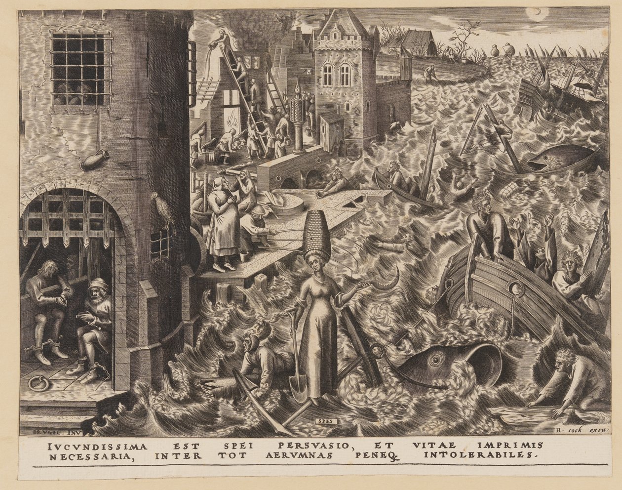Hope, from The Seven Virtues by Philips Galle
