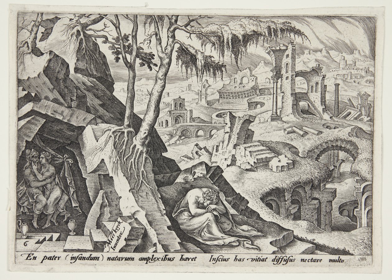 Lot Making Love to His Daughter by Philips Galle
