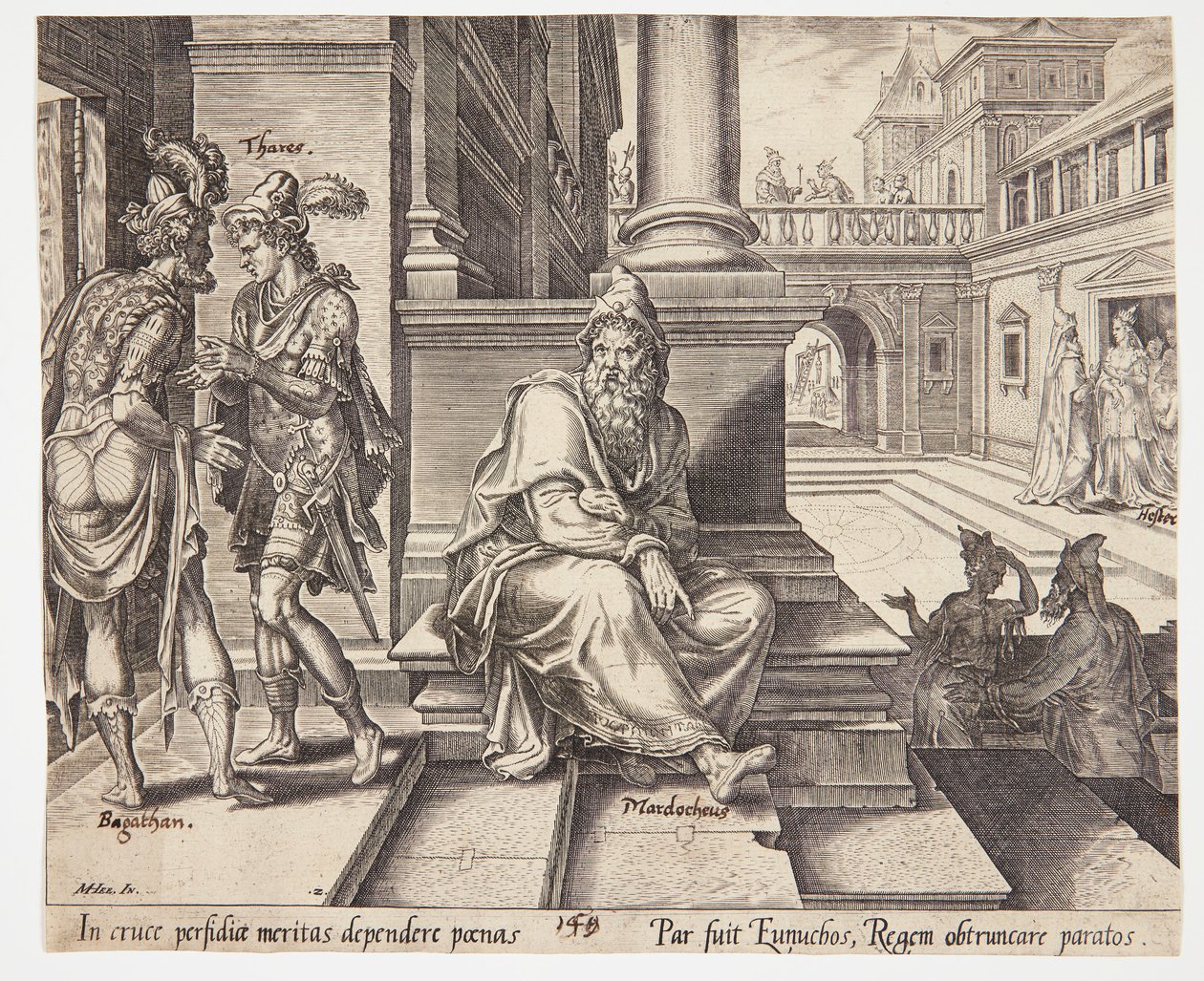 Mordecai Overhearing the Treason of Bigthan and Teresh