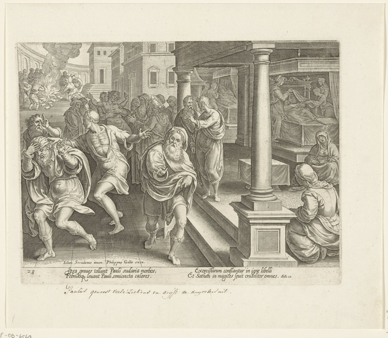 Paul Drives Out Evil Spirits in Ephesus by Philips Galle