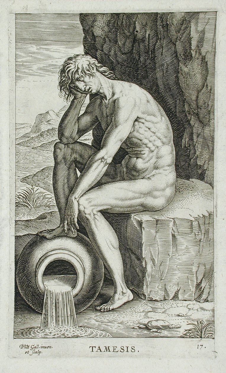 Thames by Philips Galle