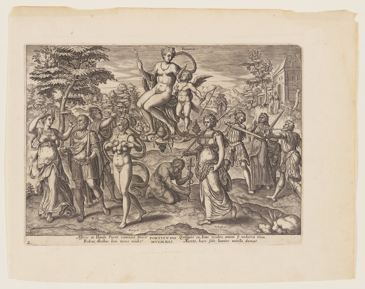 The Power of Woman, from The Four Strongest Powers by Philips Galle