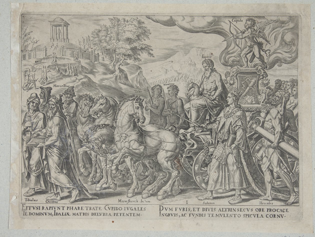The Triumph of Love by Philips Galle