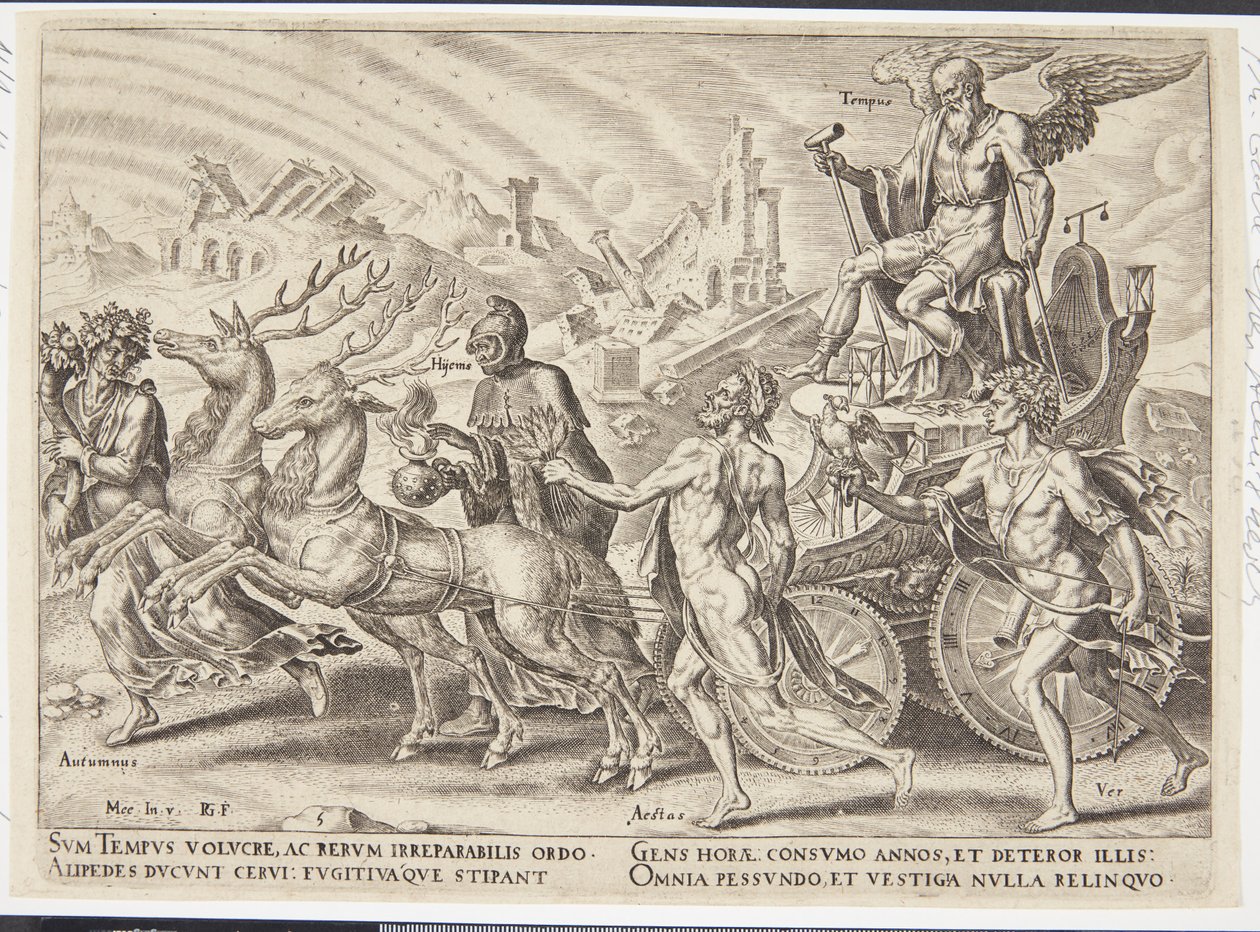 The Triumph of Time by Philips Galle