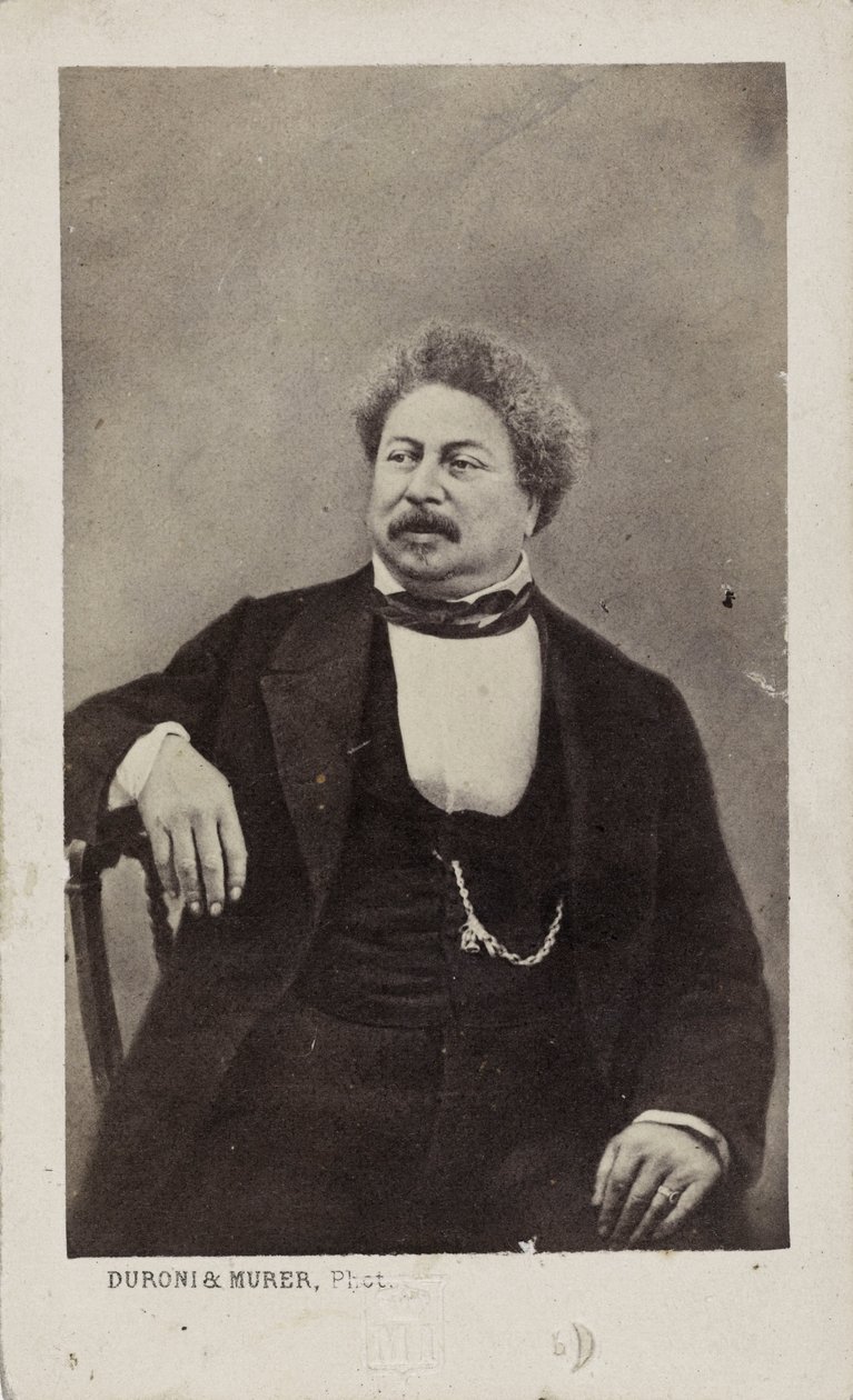 The Author Alexandre Dumas Père by Photo studio Duroni and Murer.