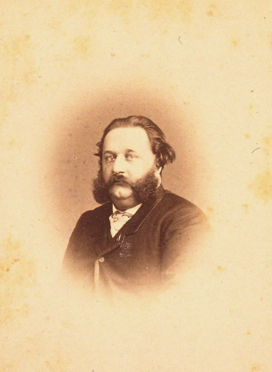 Portrait of the Composer Alfred Jaëll, 1866 by Photo studio Paetz.